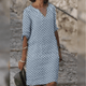 Kalista - Elegant Women's Dress in Trendy Patterns for Warm Seasons