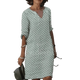 Kalista - Elegant Women's Dress in Trendy Patterns for Warm Seasons