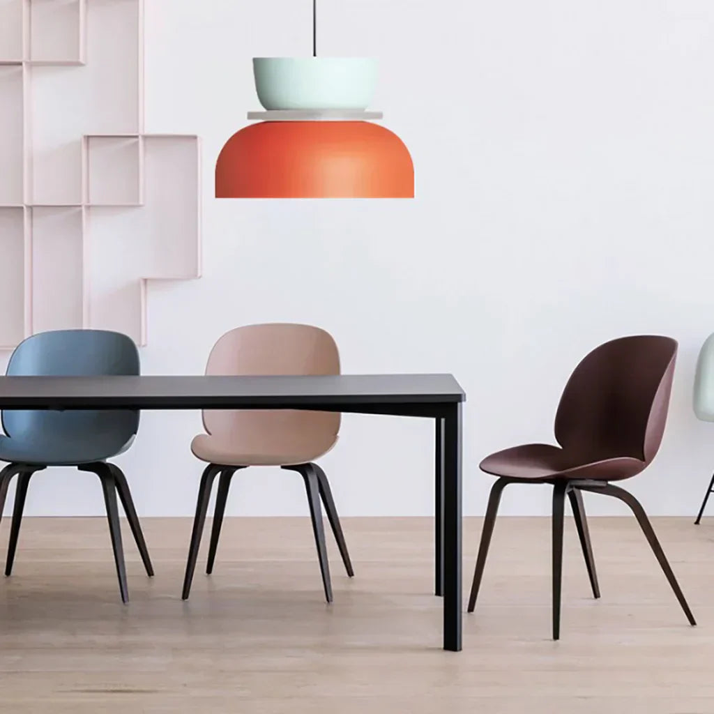 Roseva - Rina Colorful Scandinavian Pendant Light With Metal Finish