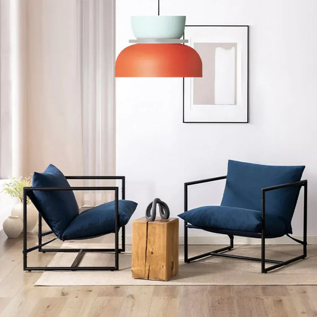 Roseva - Rina Colorful Scandinavian Pendant Light With Metal Finish