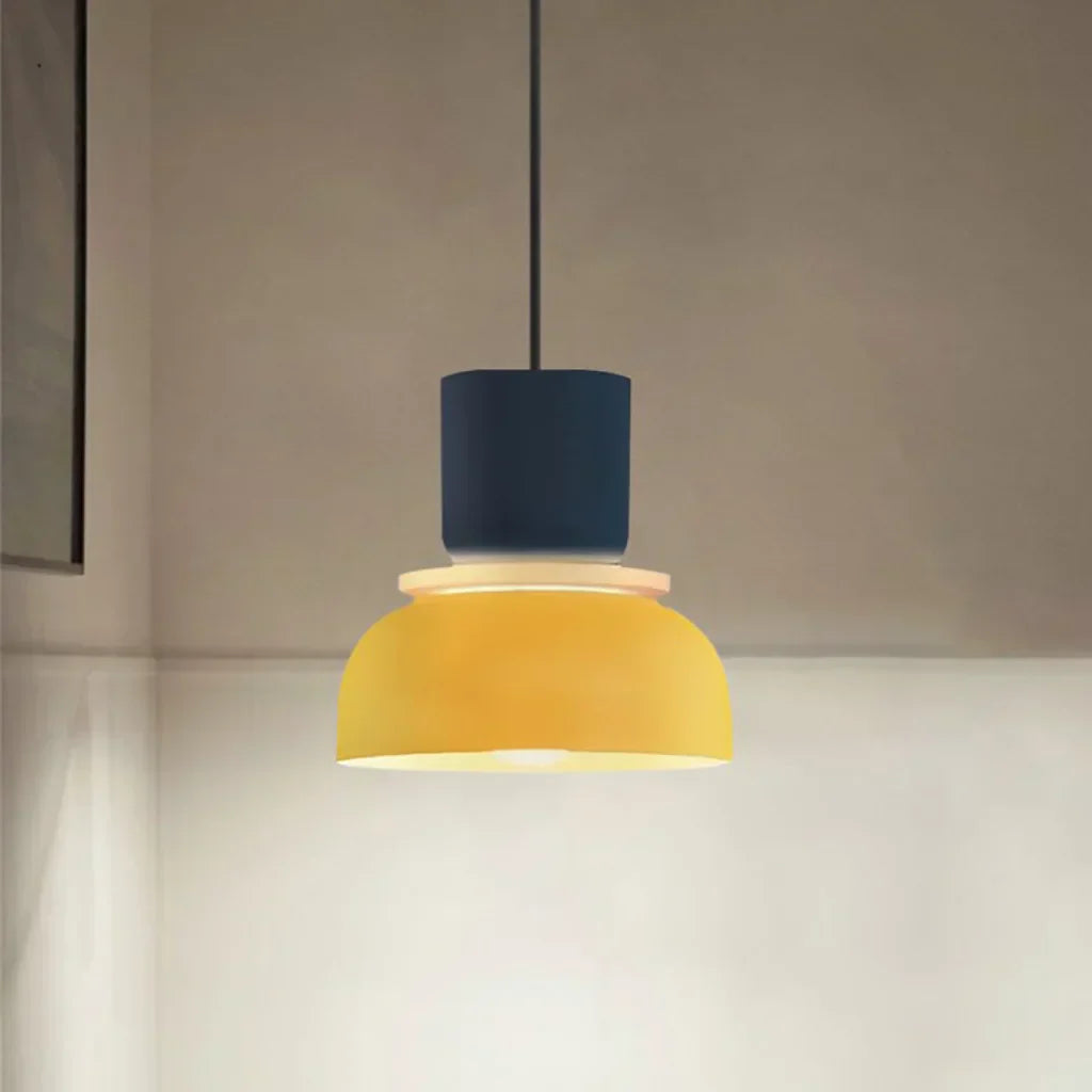 Roseva - Rina Colorful Scandinavian Pendant Light With Metal Finish