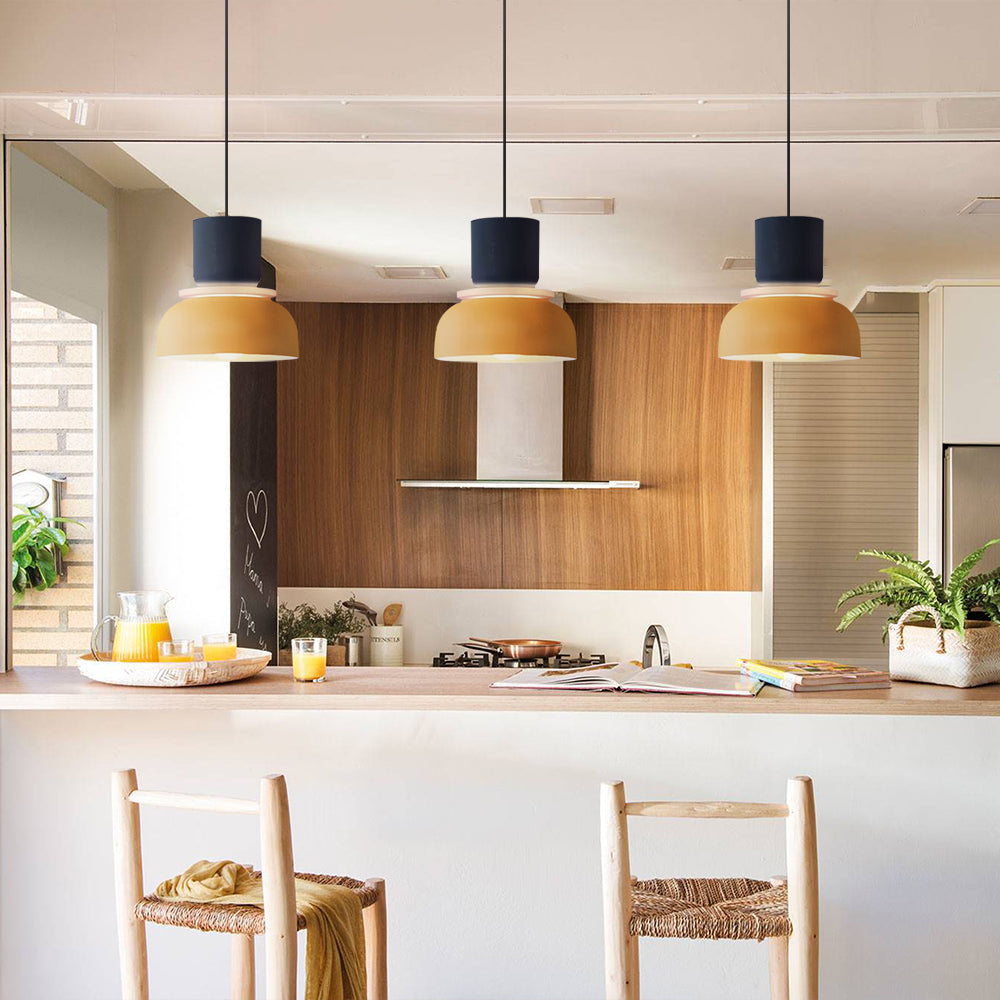 Roseva - Rina Colorful Scandinavian Pendant Light With Metal Finish