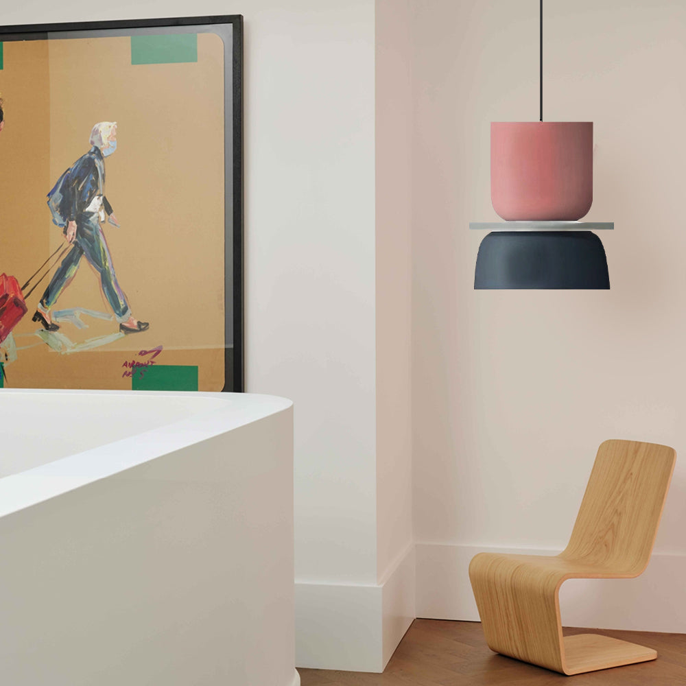 Roseva - Rina Colorful Scandinavian Pendant Light With Metal Finish