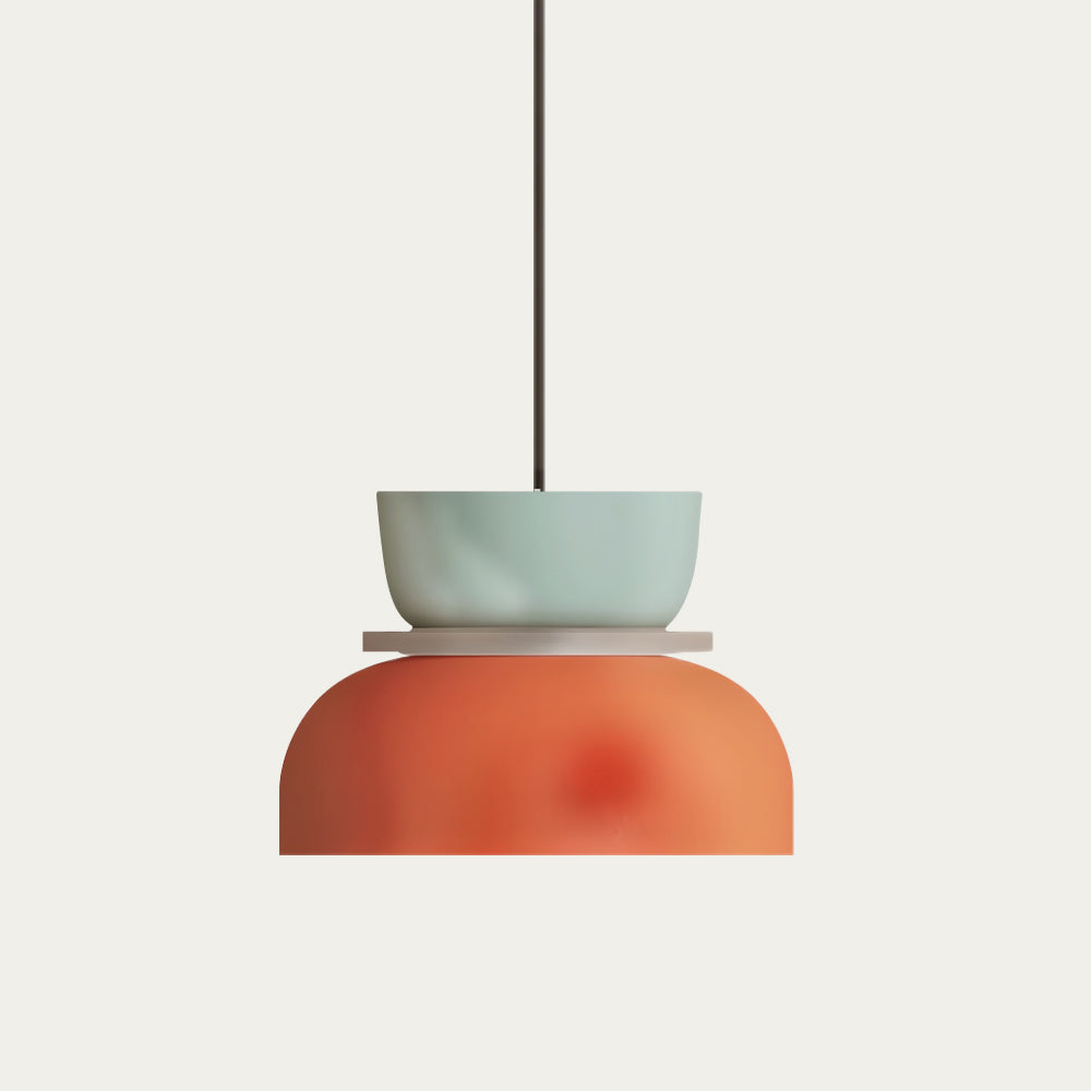 Roseva - Rina Colorful Scandinavian Pendant Light With Metal Finish