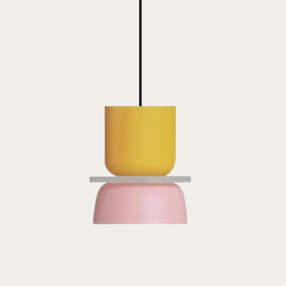 Roseva - Rina Colorful Scandinavian Pendant Light With Metal Finish