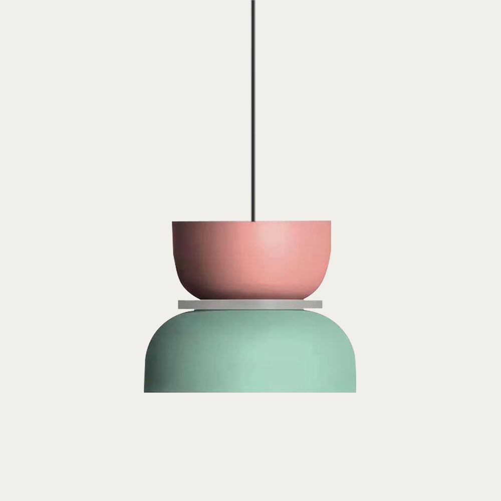 Roseva - Rina Colorful Scandinavian Pendant Light With Metal Finish