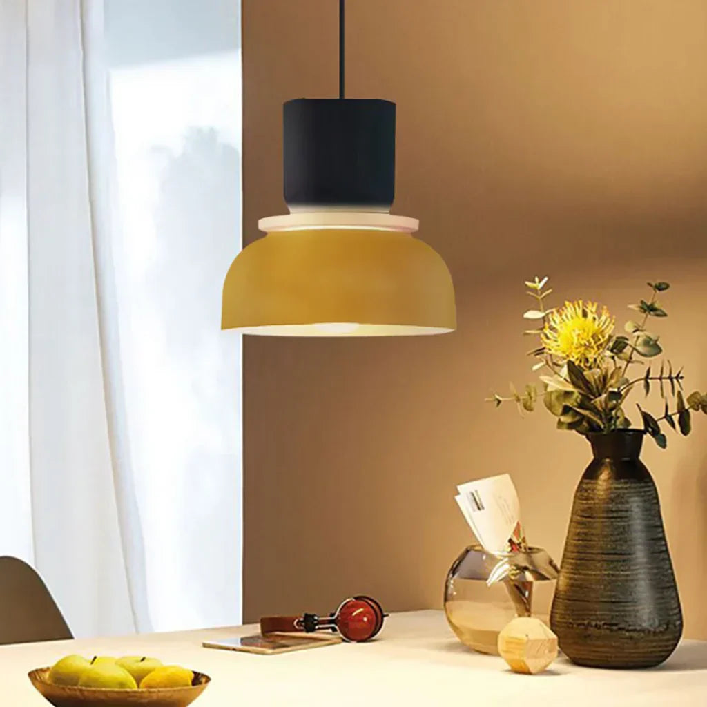 Roseva - Rina Colorful Scandinavian Pendant Light With Metal Finish