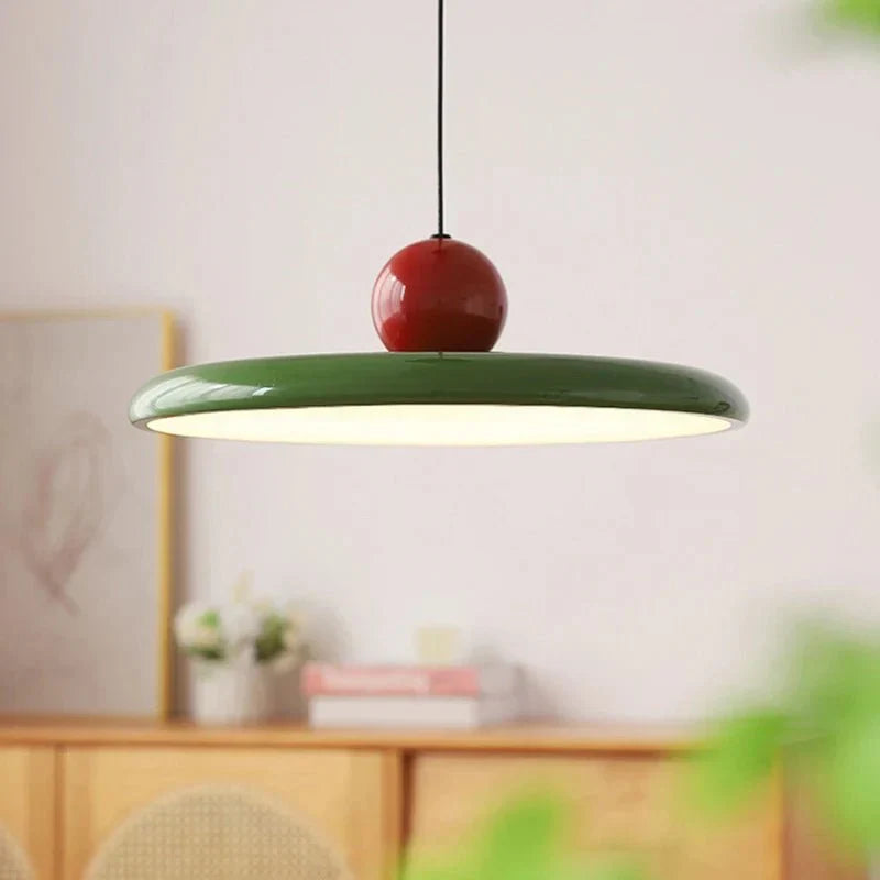 Shoreva - Noé Crème LED Pendant Light With Flying Disk Design