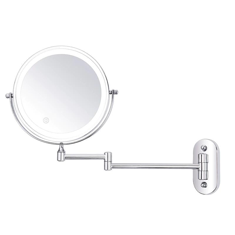 Everen - Rechargeable LED Makeup Mirror Marie Chrome Silver Pro