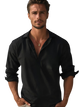 Leighton - Stylish Men's Linen Summer Shirt for Comfort and Elegance
