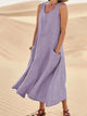 Zelina - Stylish Women's Flowing Dress for Summer Days