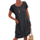 Daphne - Elegant Women's Linen Dress for Warm Weather