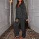 Mamie - Comfortable Loose Striped Pajama Set For Women