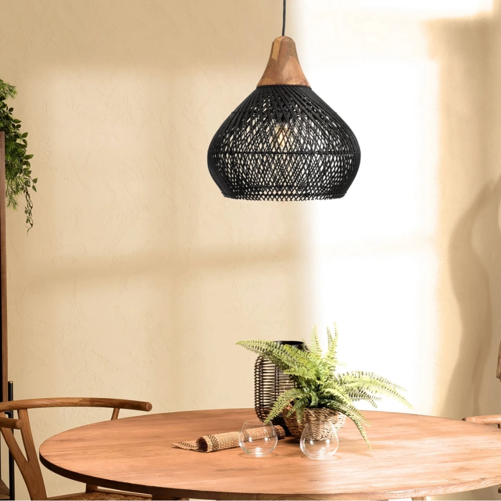 Luminis - Handwoven Rattan Pendant Light For Warm Ambience