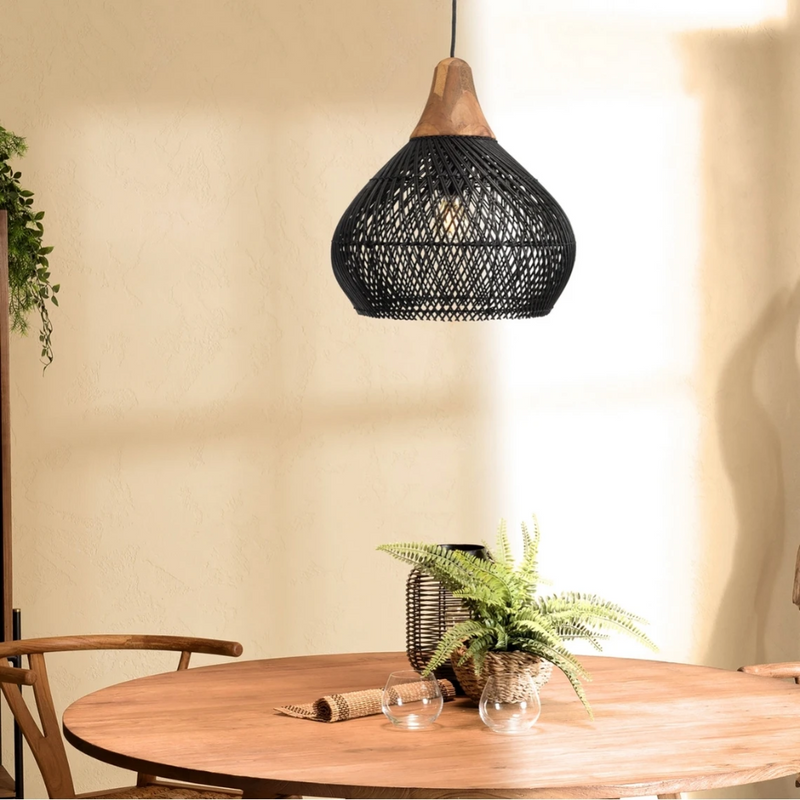 Luminis - Handwoven Rattan Pendant Light For Warm Ambience