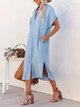 Rosalyn - Casual Women's Loose Dress in Luxurious Cotton