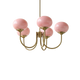 HaloLoom - Elegant Marshmallow Chandelier with Soft Glow and Modern Design