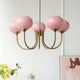 HaloLoom - Elegant Marshmallow Chandelier with Soft Glow and Modern Design