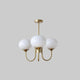 HaloLoom - Elegant Marshmallow Chandelier with Soft Glow and Modern Design