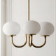 HaloLoom - Elegant Marshmallow Chandelier with Soft Glow and Modern Design