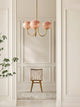 HaloLoom - Elegant Marshmallow Chandelier with Soft Glow and Modern Design