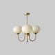 HaloLoom - Elegant Marshmallow Chandelier with Soft Glow and Modern Design