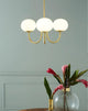 HaloLoom - Elegant Marshmallow Chandelier with Soft Glow and Modern Design