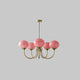 HaloLoom - Elegant Marshmallow Chandelier with Soft Glow and Modern Design