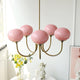 HaloLoom - Elegant Marshmallow Chandelier with Soft Glow and Modern Design