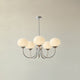 HaloLoom - Elegant Marshmallow Chandelier with Soft Glow and Modern Design