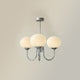 HaloLoom - Elegant Marshmallow Chandelier with Soft Glow and Modern Design