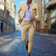 Isaac - Slim Fit Men's Summer Suit for Weddings and Events