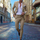 Isaac - Slim Fit Men's Summer Suit for Weddings and Events