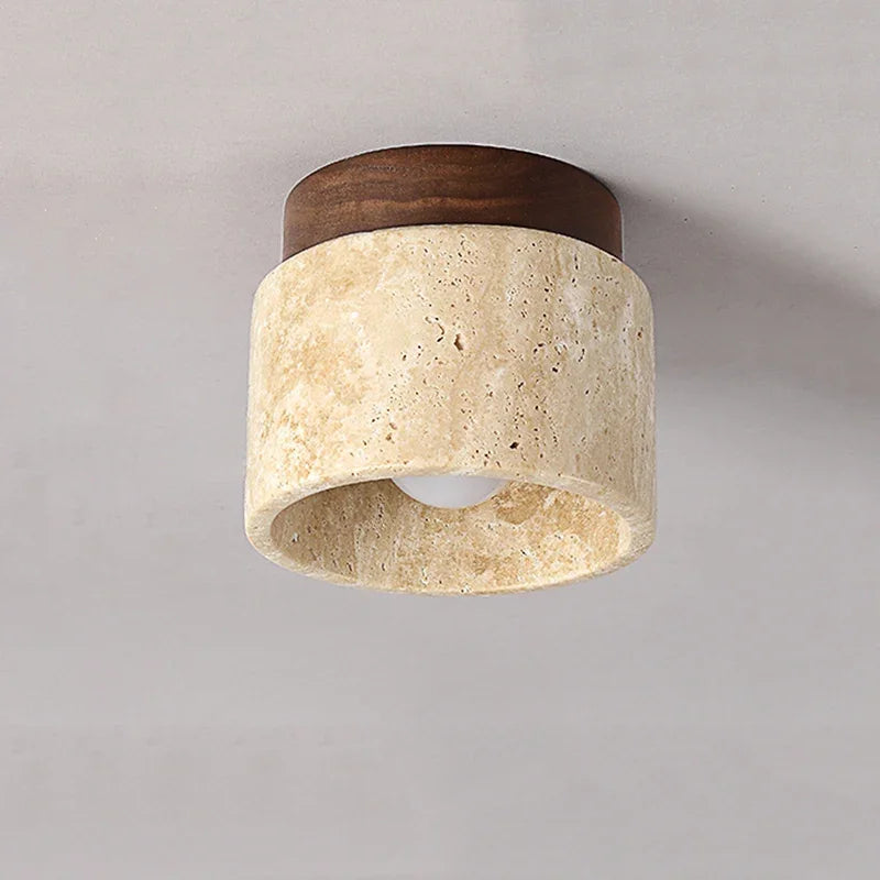 Warmora - Sara Japanese Ceiling Lamp Creme Color Minimalist Light