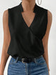 Hermione - Floral Women's Blouse with V-neck and Sleeveless Design