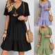 Val - Rebekah Summer Casual Dress Lightweight Flattering Women