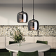 Luxlyn - Nordic Black Glass Pendant Light Modern LED Luxury Home