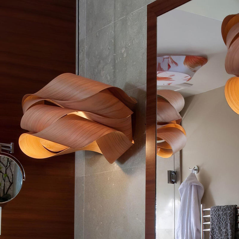Starvia - Natural Wood Pendant Lamp With LED Lighting For Modern Homes
