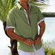 Theo - Stylish V-neck Shirt for Men in Light Colors