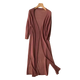 Adalina - Lightweight Women's Long Cardigan with Open Front and 3/4 Sleeves