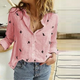 Sharon - Stylish Long-Sleeved Women's Shirt with Elegant Design