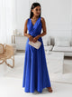 Elisabeth - Womens V Neck Maxi Dress With Flattering Fit
