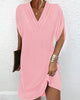 Soraya - Elegant Women's V-neck Dress for Timeless Style