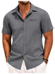 Morris - Stylish Short-Sleeved Men's Shirt for Casual Elegance