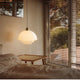 Calmara - Mid Century Milk Glass Pendant Light With White Globe