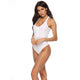 Camila - Women's Sporty One-Piece Swimsuit with Button Details