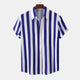 Corey - Stylish Men's Vertical Stripe Shirt for Office and Casual Wear
