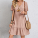 Val - Rebekah Summer Casual Dress Lightweight Flattering Women