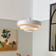 Opurra - Nordic Glass Loft Pendant Light White Minimalist