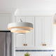 Opurra - Nordic Glass Loft Pendant Light White Minimalist